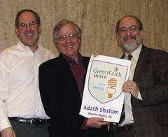 Green Team receiving GreenFaith Shield